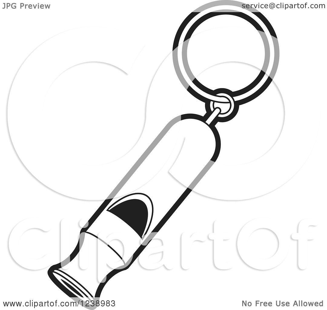 Detail Whistle Clipart Black And White Nomer 19