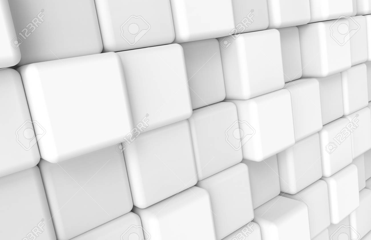 Detail White 3d Cube Wallpaper Nomer 9