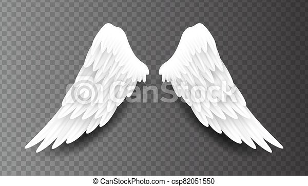Detail White Angel Wings Background Nomer 37