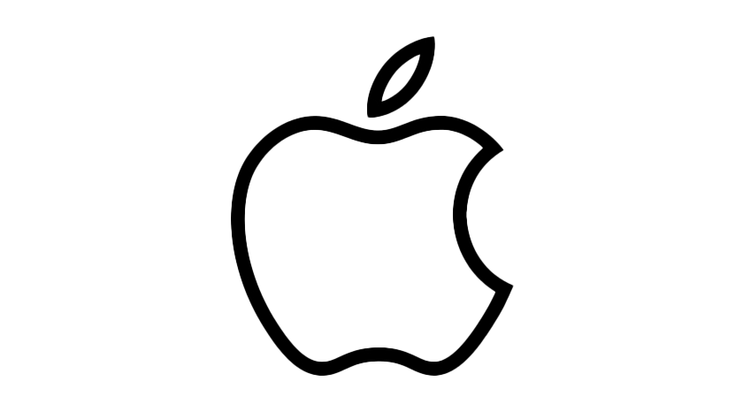 Detail White Apple Logo Transparent Background Nomer 37