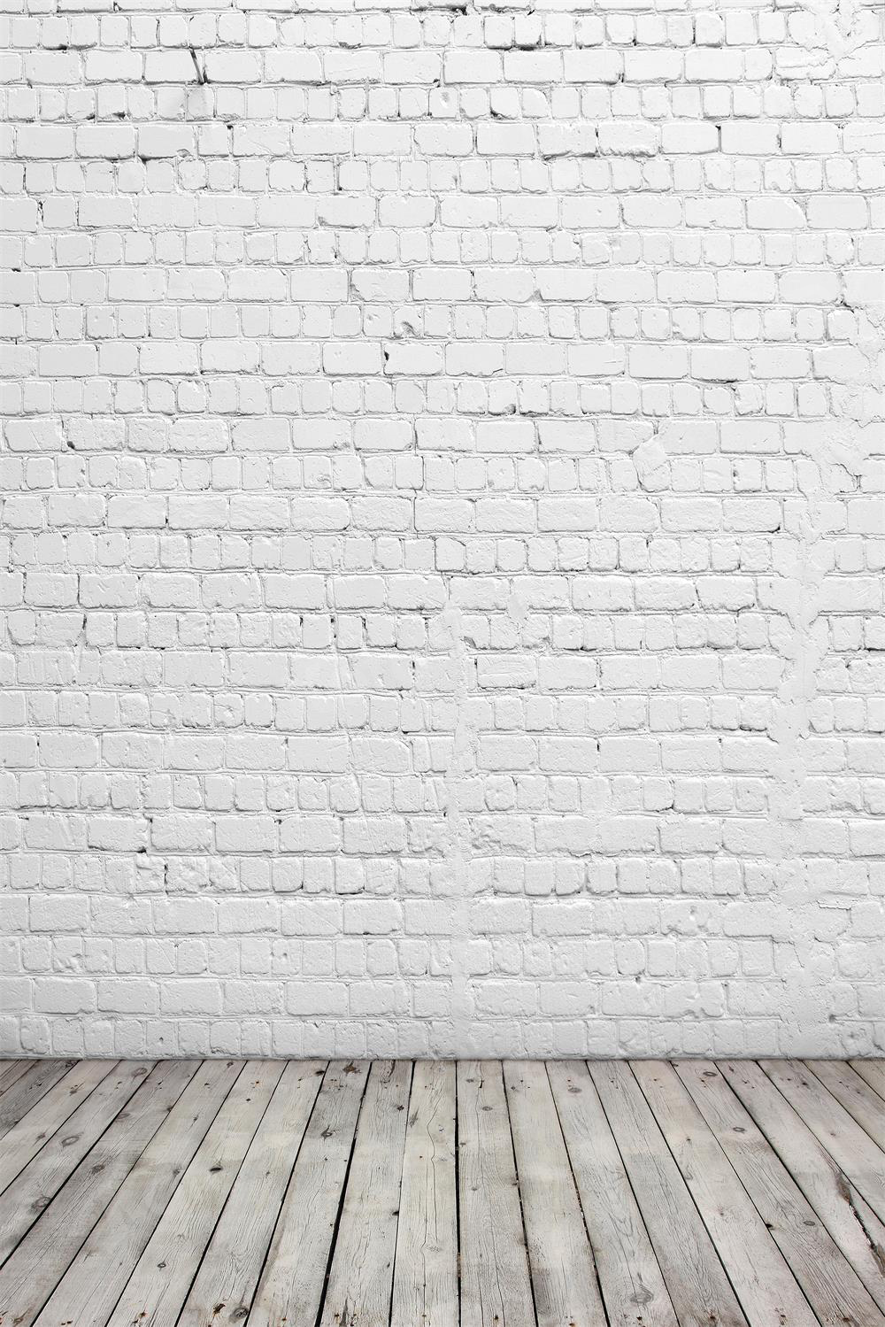 Detail White Brick Wall Background Nomer 24