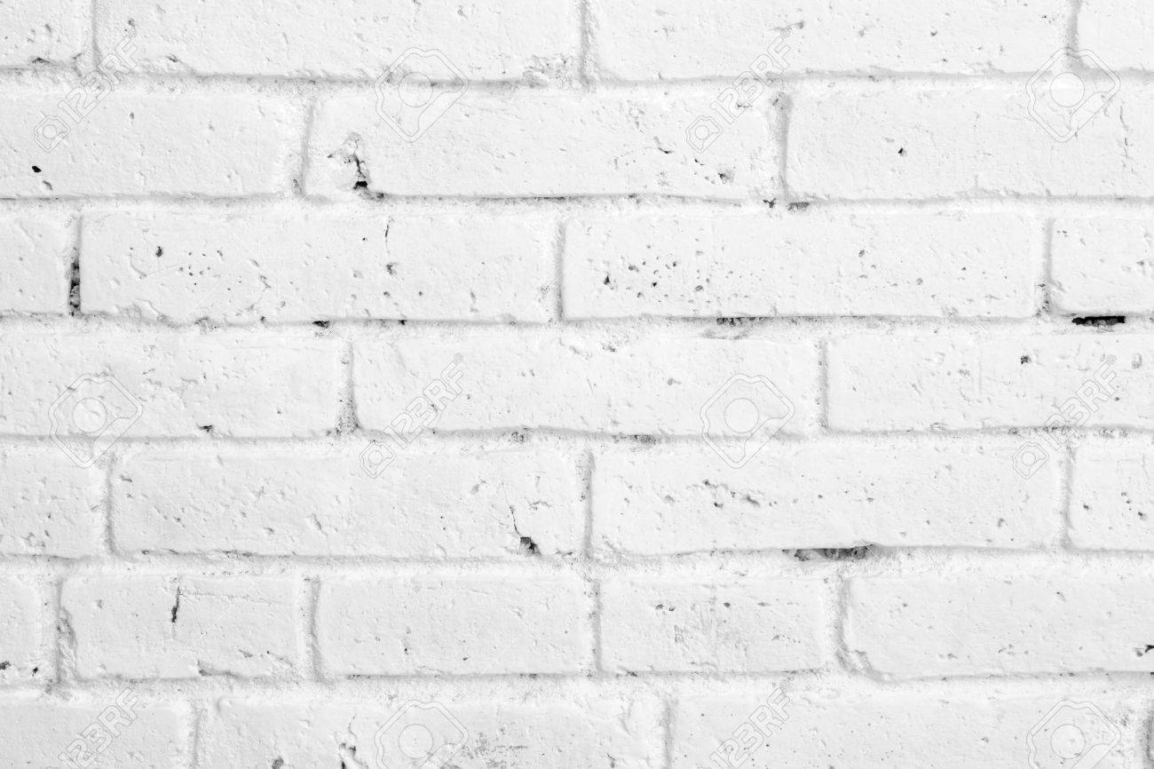 Detail White Brick Wall Background Nomer 27