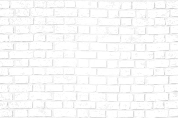 Detail White Brick Wall Background Nomer 6