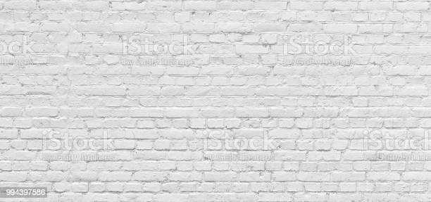 Detail White Brick Wall Background Nomer 9