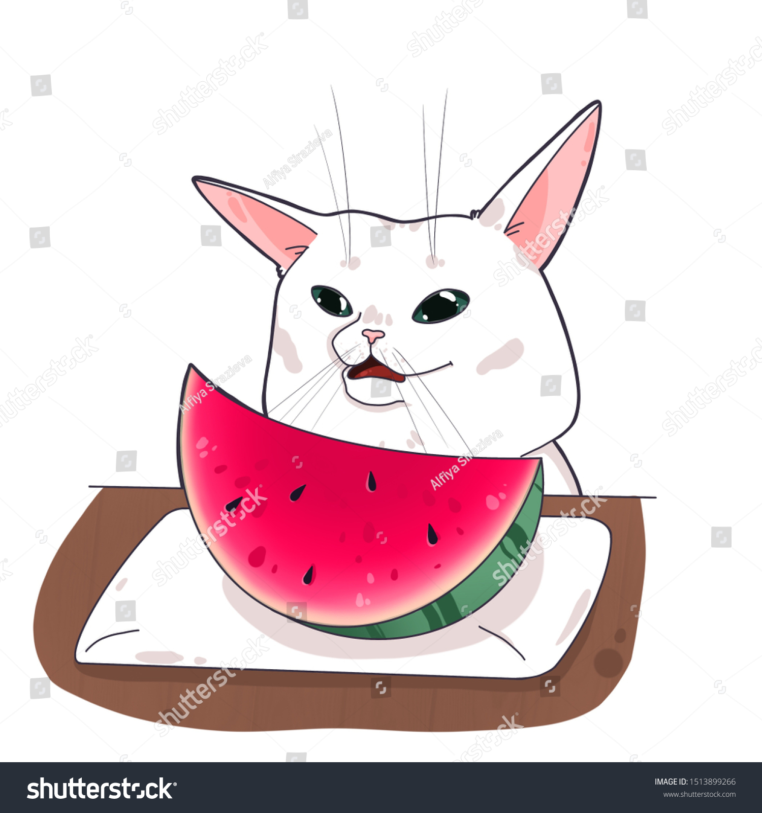 Detail White Cat Meme Nomer 51