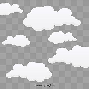 Detail White Cloud Clipart No Background Nomer 43