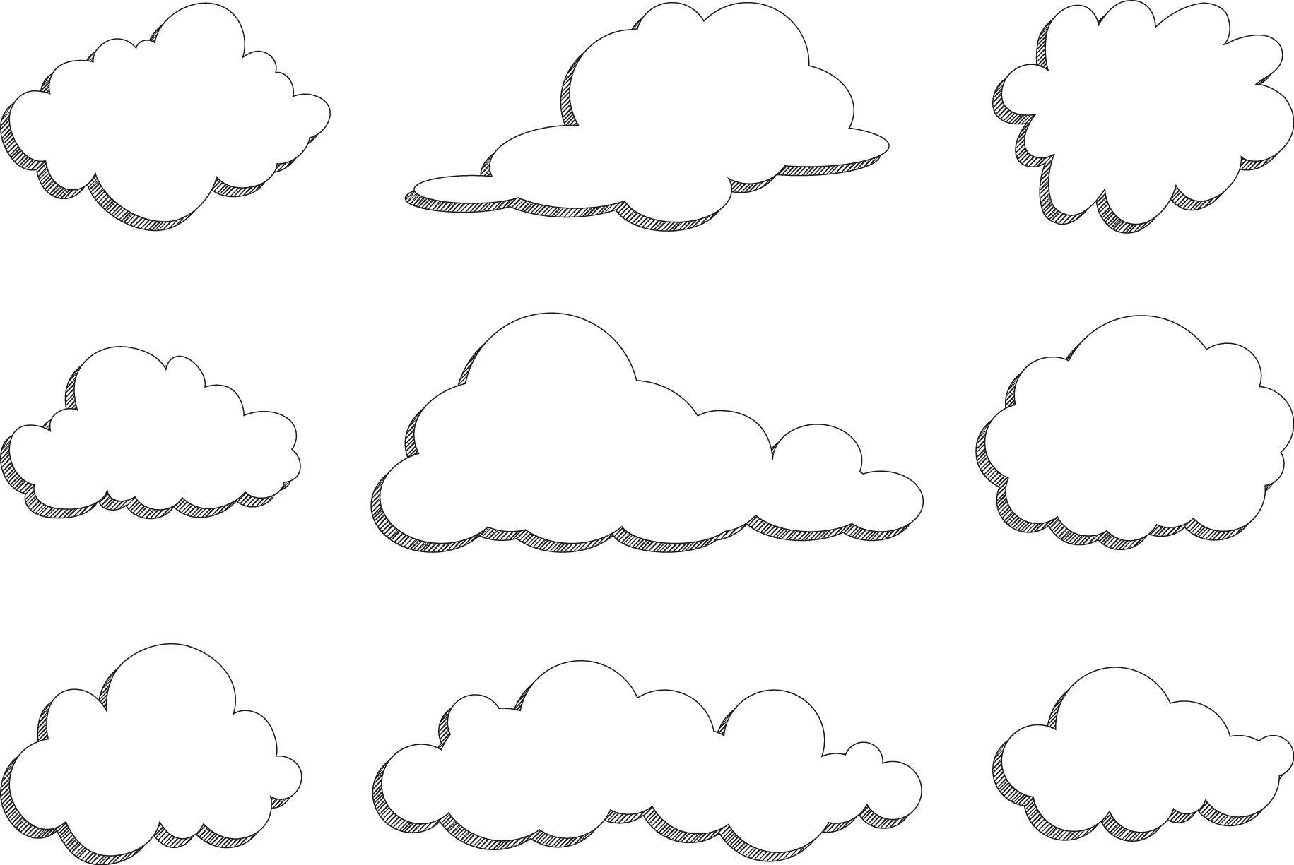 Detail White Cloud Vector Png Koleksi Nomer 53