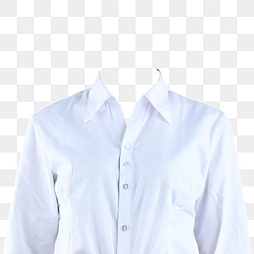 Detail White Collar Shirt Png Nomer 18