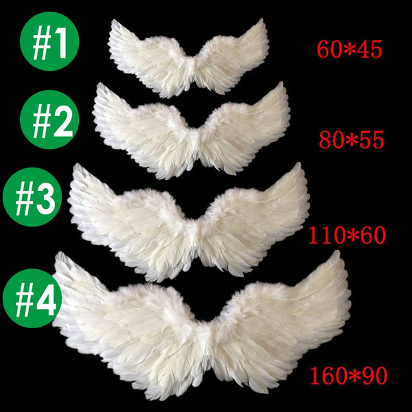 Detail White Feather Wings Backpack Nomer 53