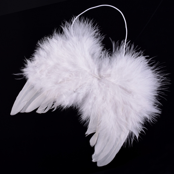 Detail White Feather Wings Backpack Nomer 54