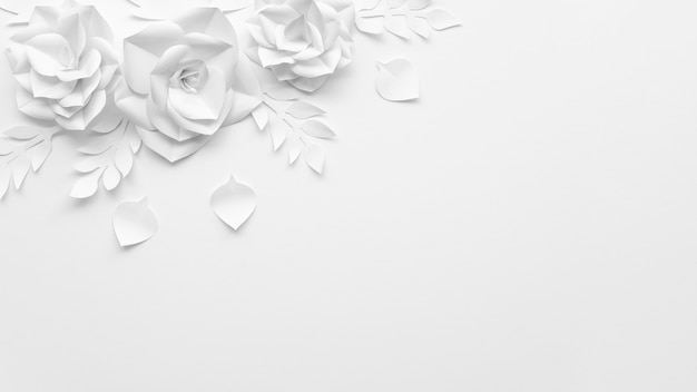 Detail White Flower Background Nomer 52