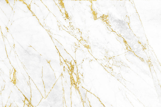 Detail White Gold Marble Background Nomer 2