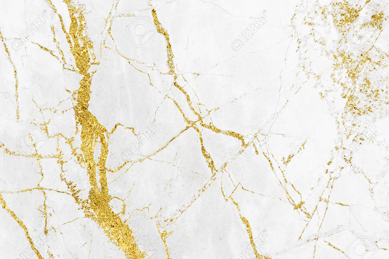 Detail White Gold Marble Background Nomer 14