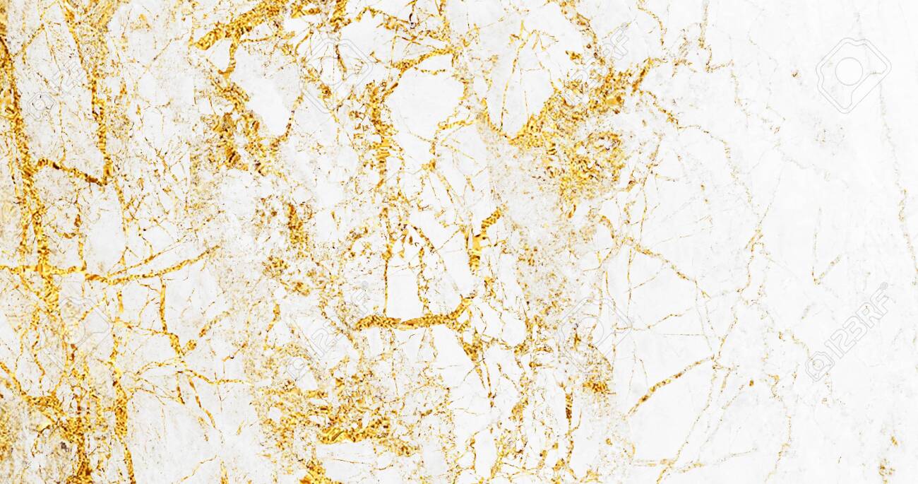 Detail White Gold Marble Background Nomer 22