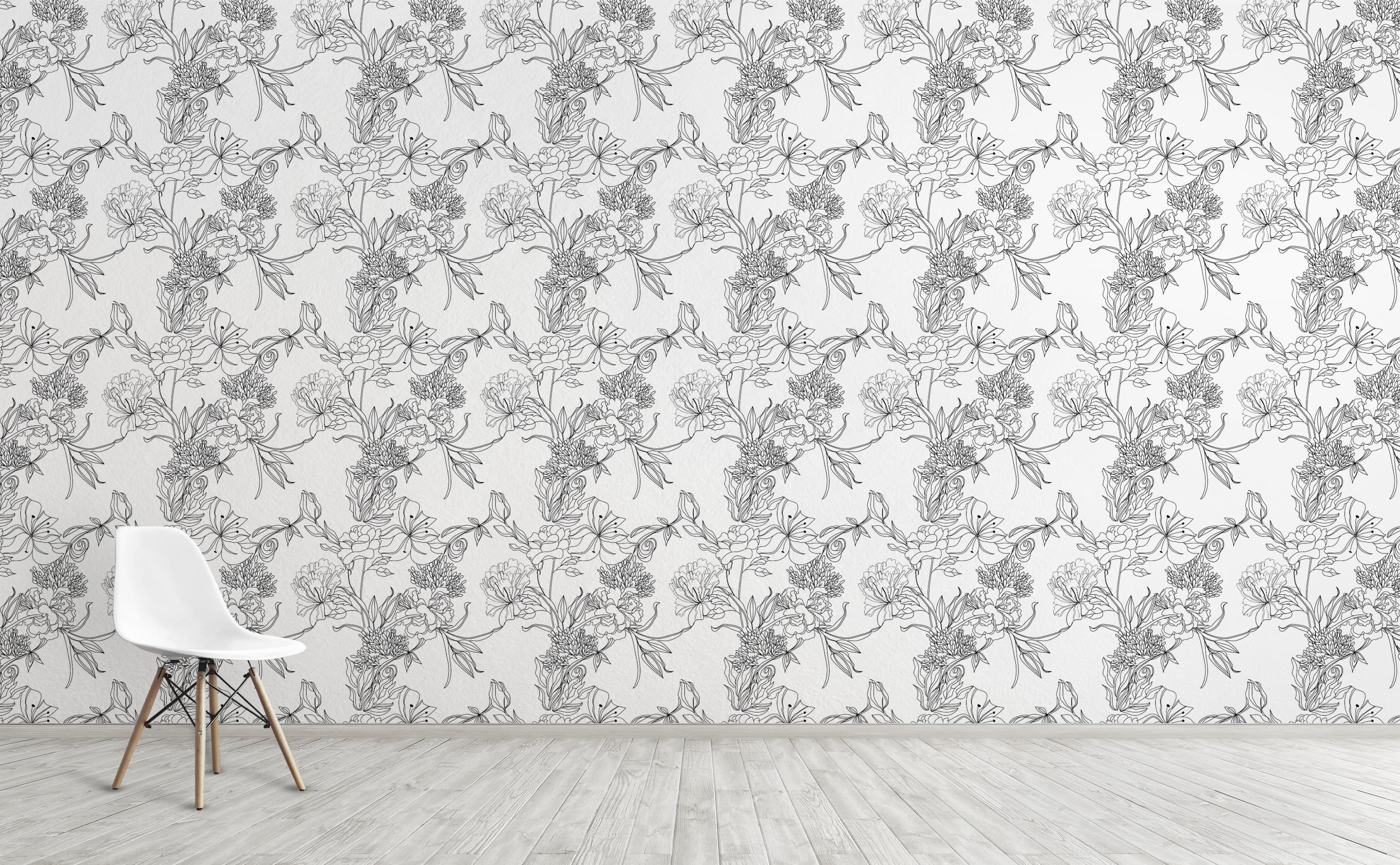 Detail White Grey Wallpaper Nomer 40