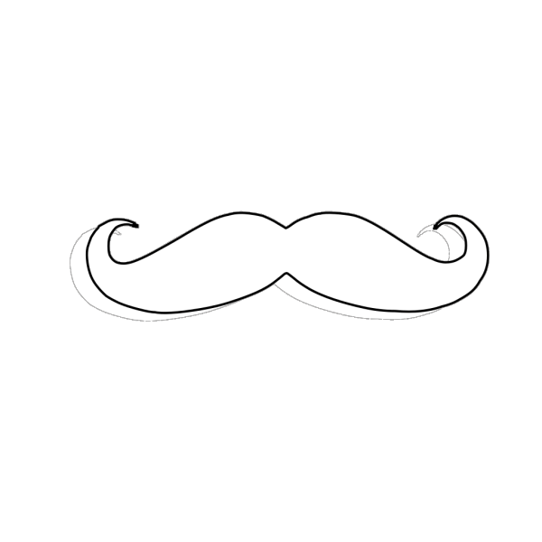 Detail White Mustache Png Nomer 9