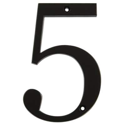 Detail White Number 5 Nomer 18