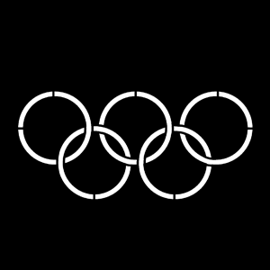 Detail White Olympic Rings Nomer 9