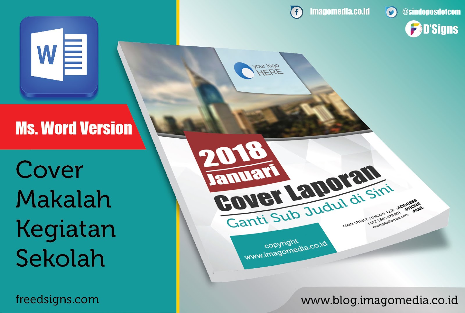 Detail Download Cover Laporan Word Gratis Nomer 10