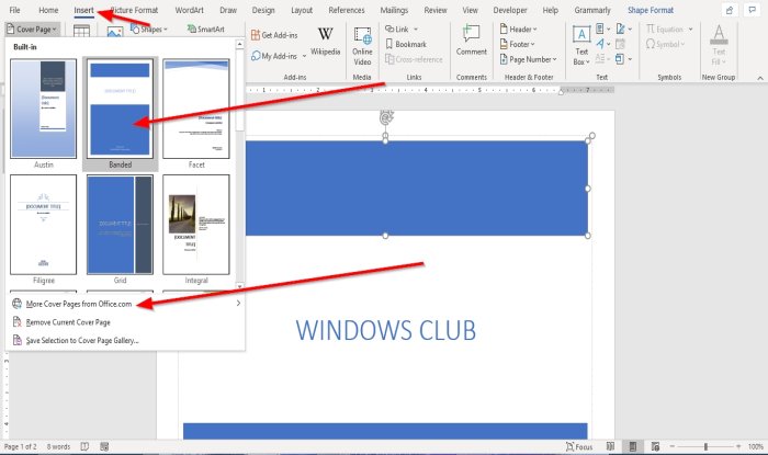 Detail Download Cover Page Microsoft Word Nomer 44