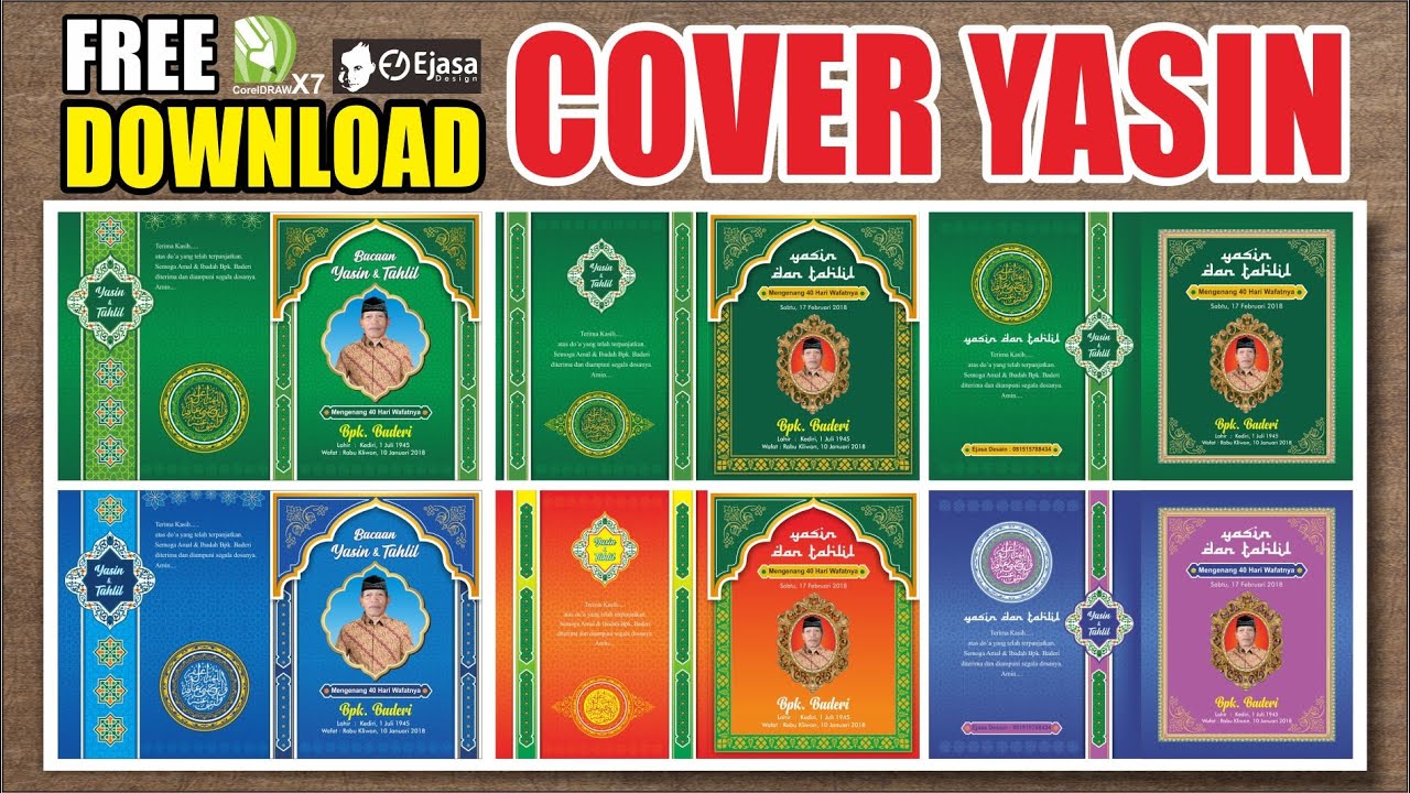 Detail Download Cover Yasin Cdr X4 Gratis Nomer 52