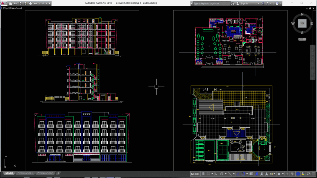 Detail Download Denah Hotel Dwg Nomer 21