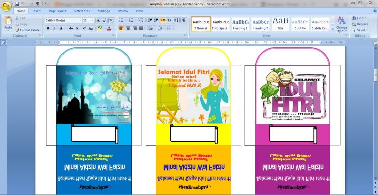 Detail Download Desain Amplop Lebaran Lucu Nomer 48