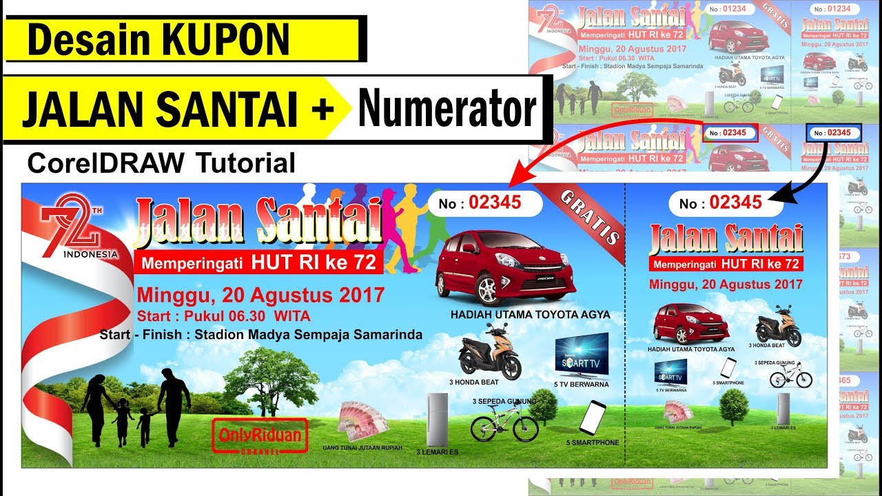 Detail Download Desain Kupon Jalan Sehat Cdr Nomer 8
