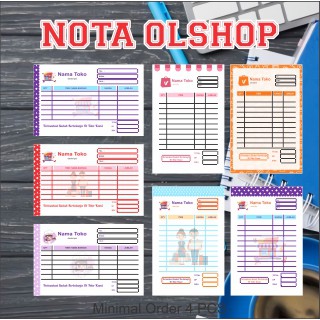 Detail Download Desain Nota Online Shop Nomer 27