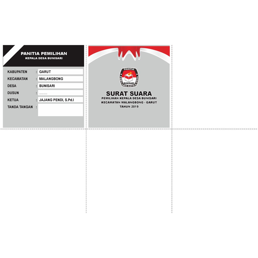 Detail Download Desain Surat Suara Cdr Nomer 32