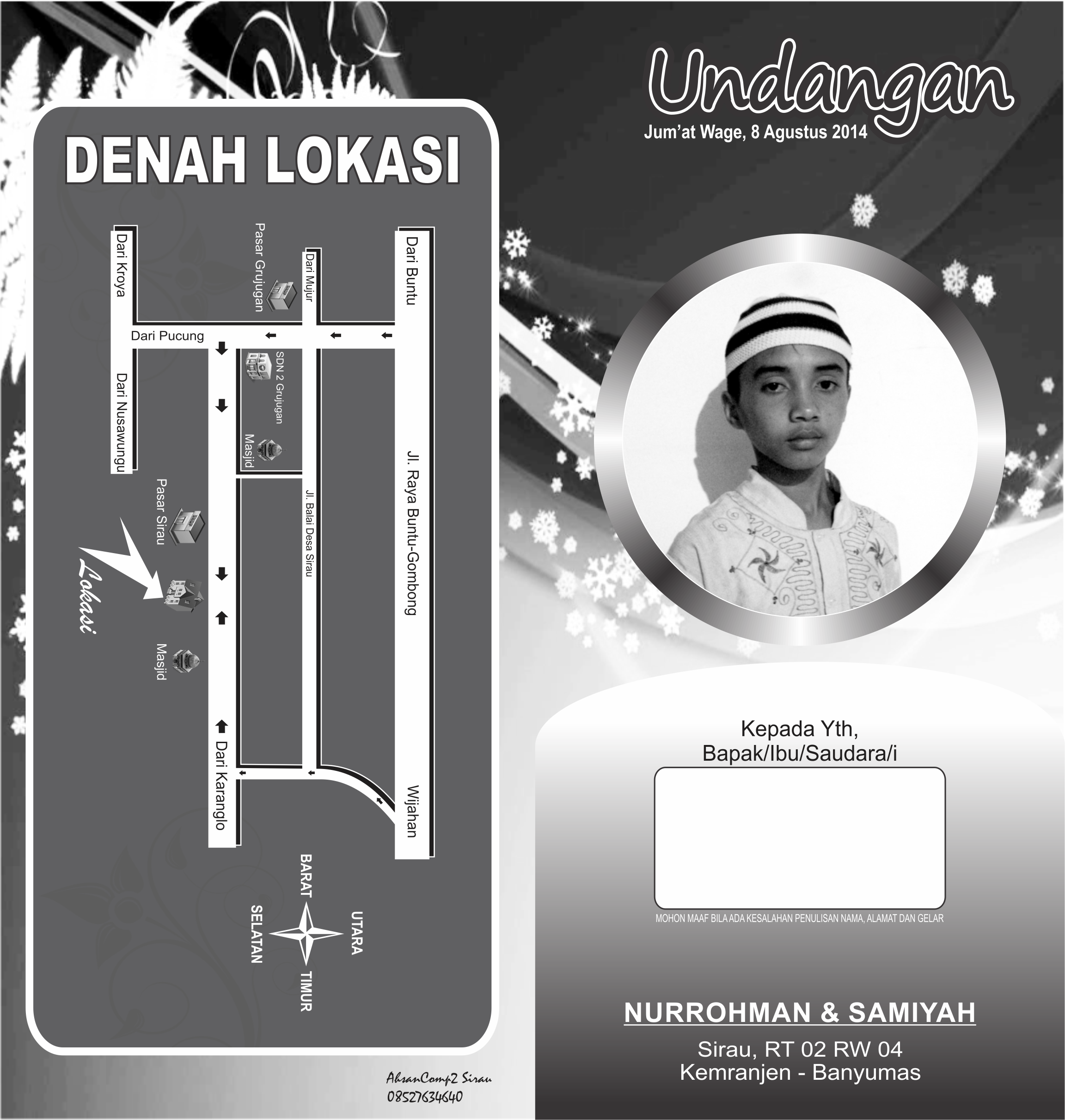 Detail Download Desain Undangan Khitanan Format Cdr Nomer 31