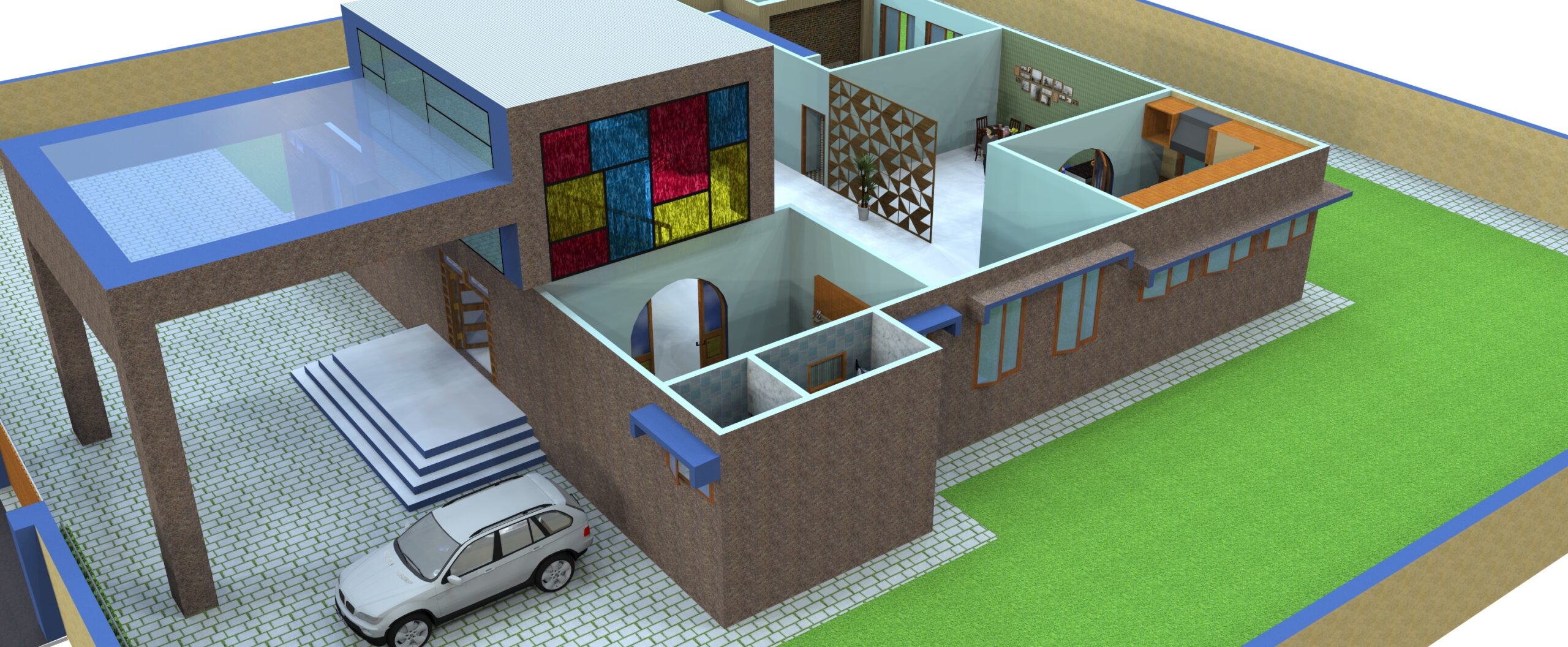 Detail Download File Sketchup Rumah Minimalis Nomer 40