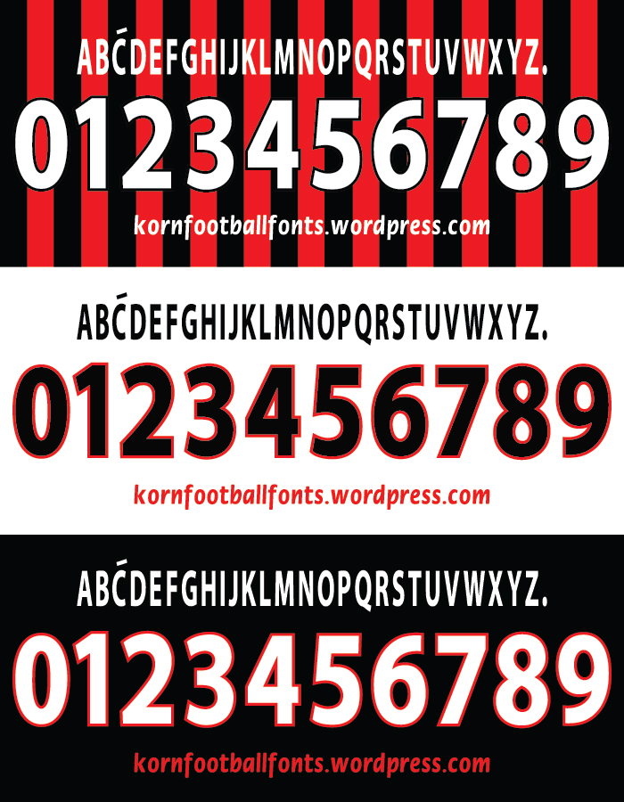 Detail Download Font Ac Milan Nomer 7