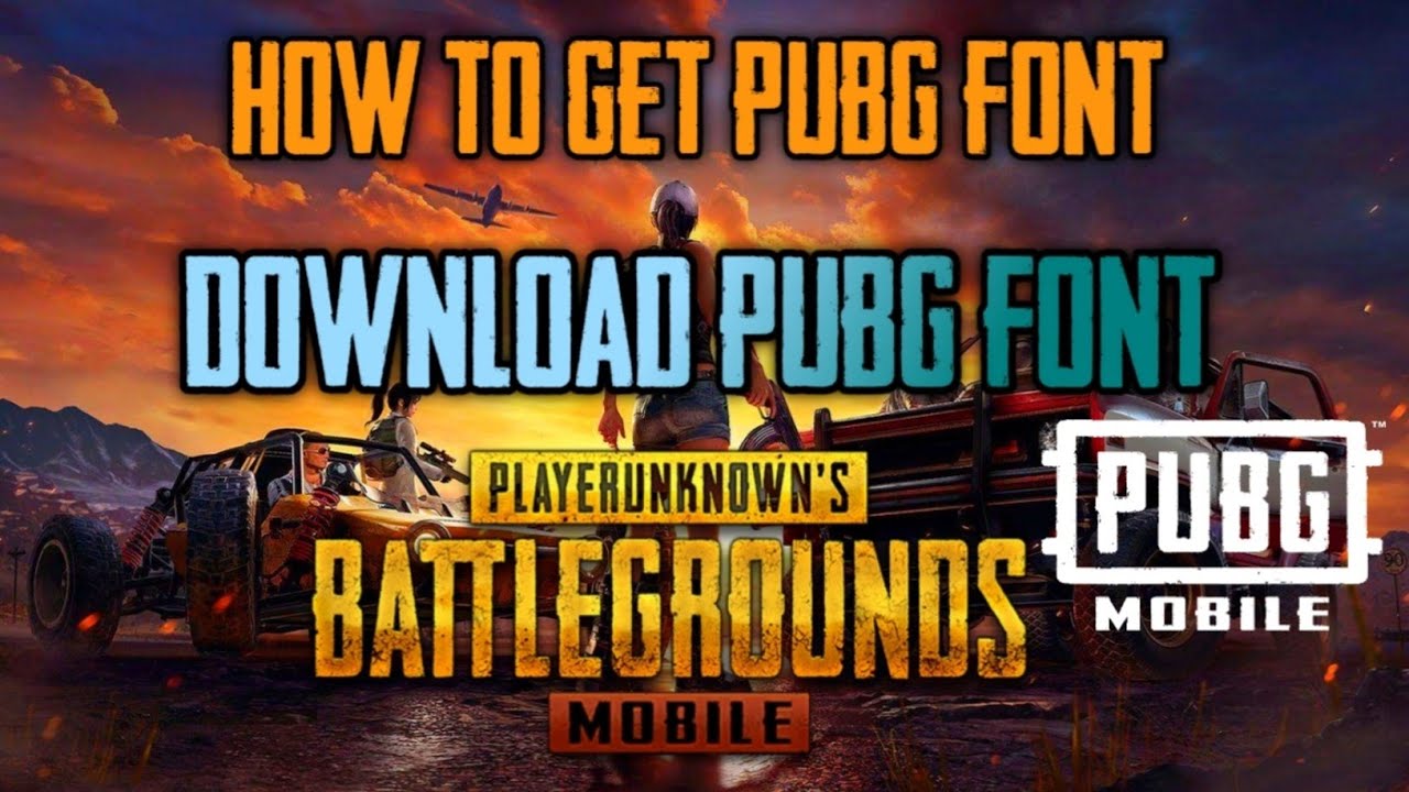 Detail Download Font Pubg Nomer 27