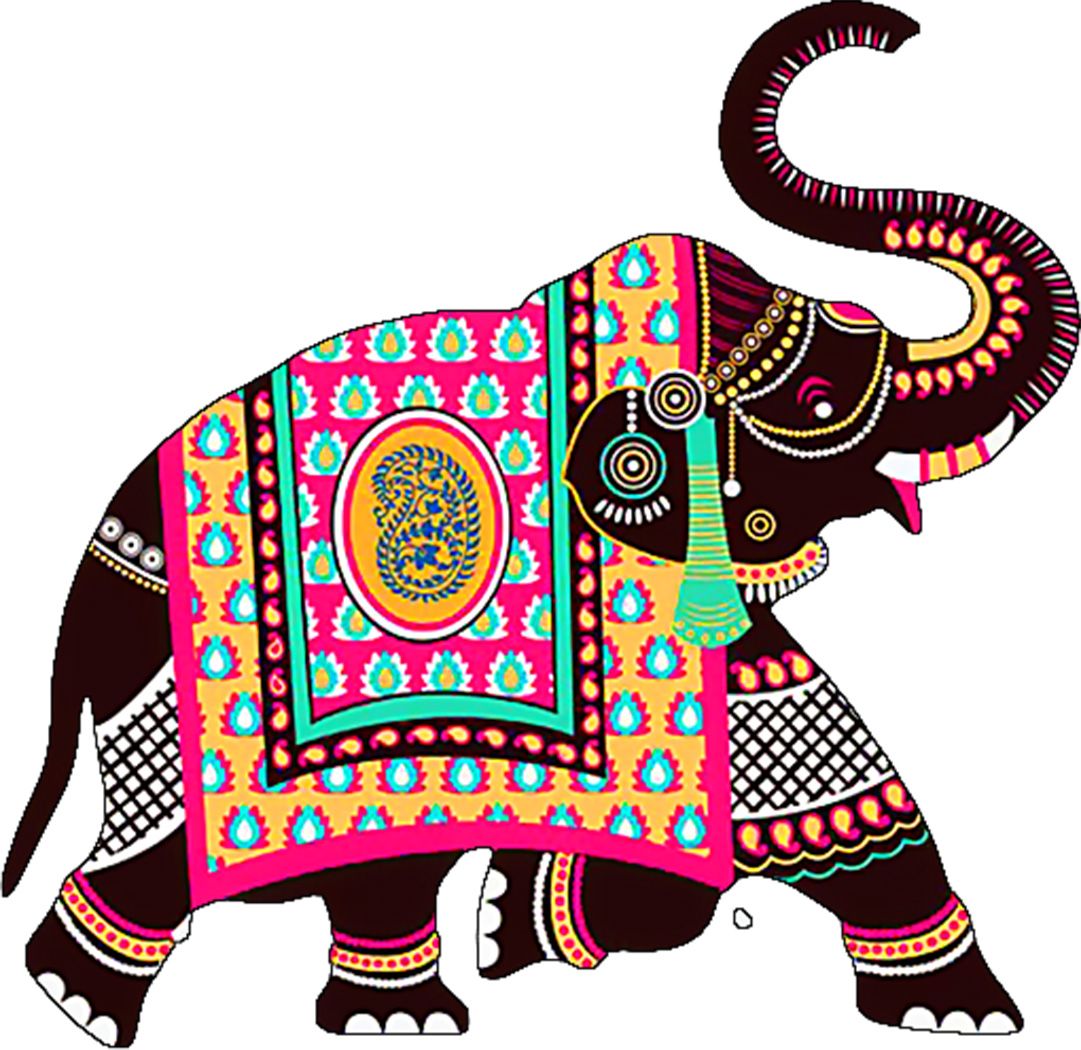 Detail Elefant Pop Art Nomer 6