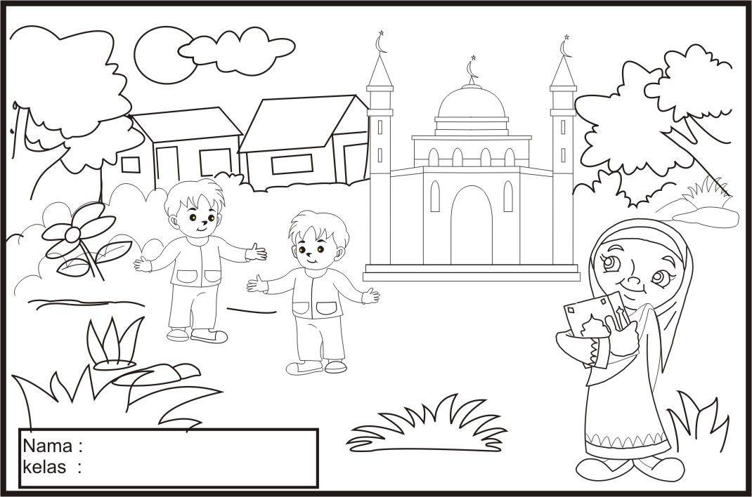 Detail Sketsa Gambar Kelas 3 Istana Nomer 5