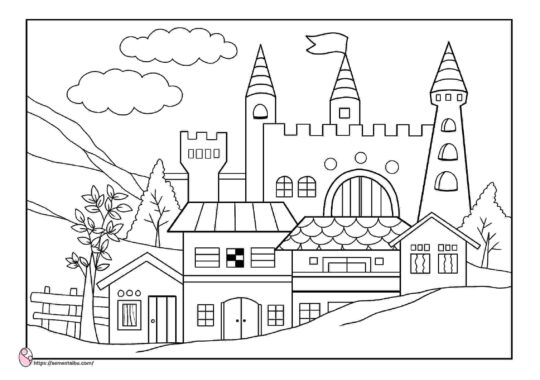 Detail Sketsa Gambar Kelas 3 Istana Nomer 10