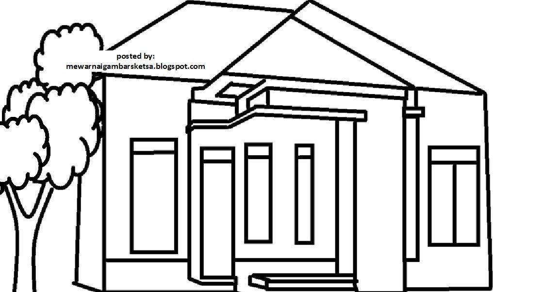 Detail Sketsa Gambar Kelas 3 Rumah Nomer 4