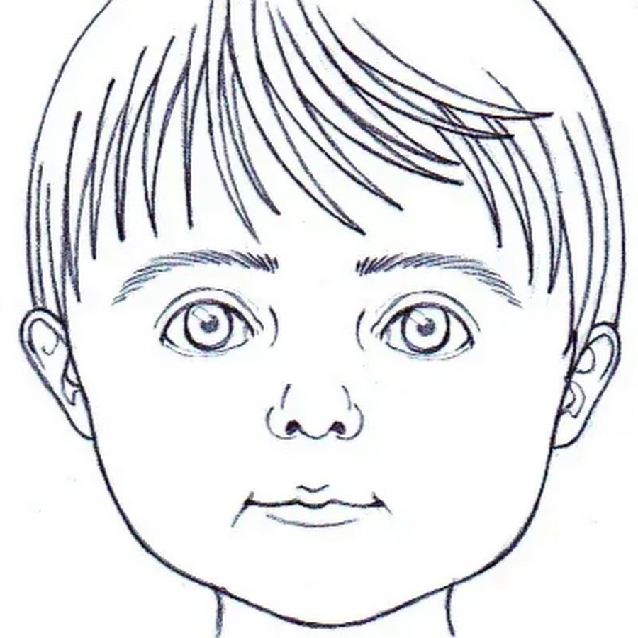 Detail Sketsa Gambar Kepala Anak Kecil Nomer 12