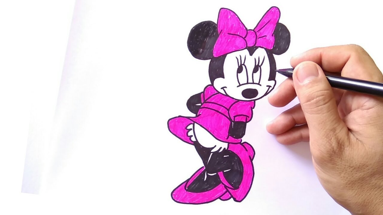 Detail Sketsa Gambar Kepala Kartun Mickey Mouse Nomer 24