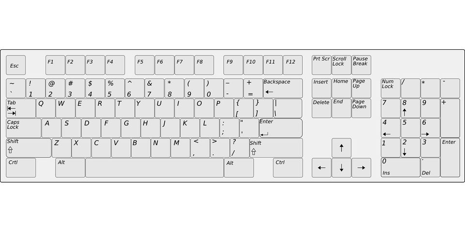 Sketsa Gambar Keyboard Komputer - KibrisPDR
