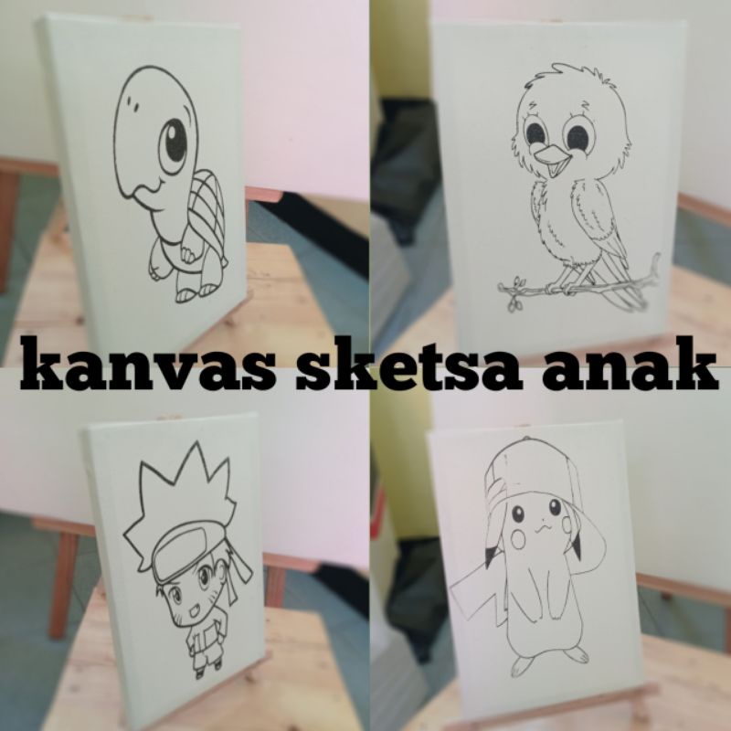 Detail Sketsa Gambar Knvas Nomer 55