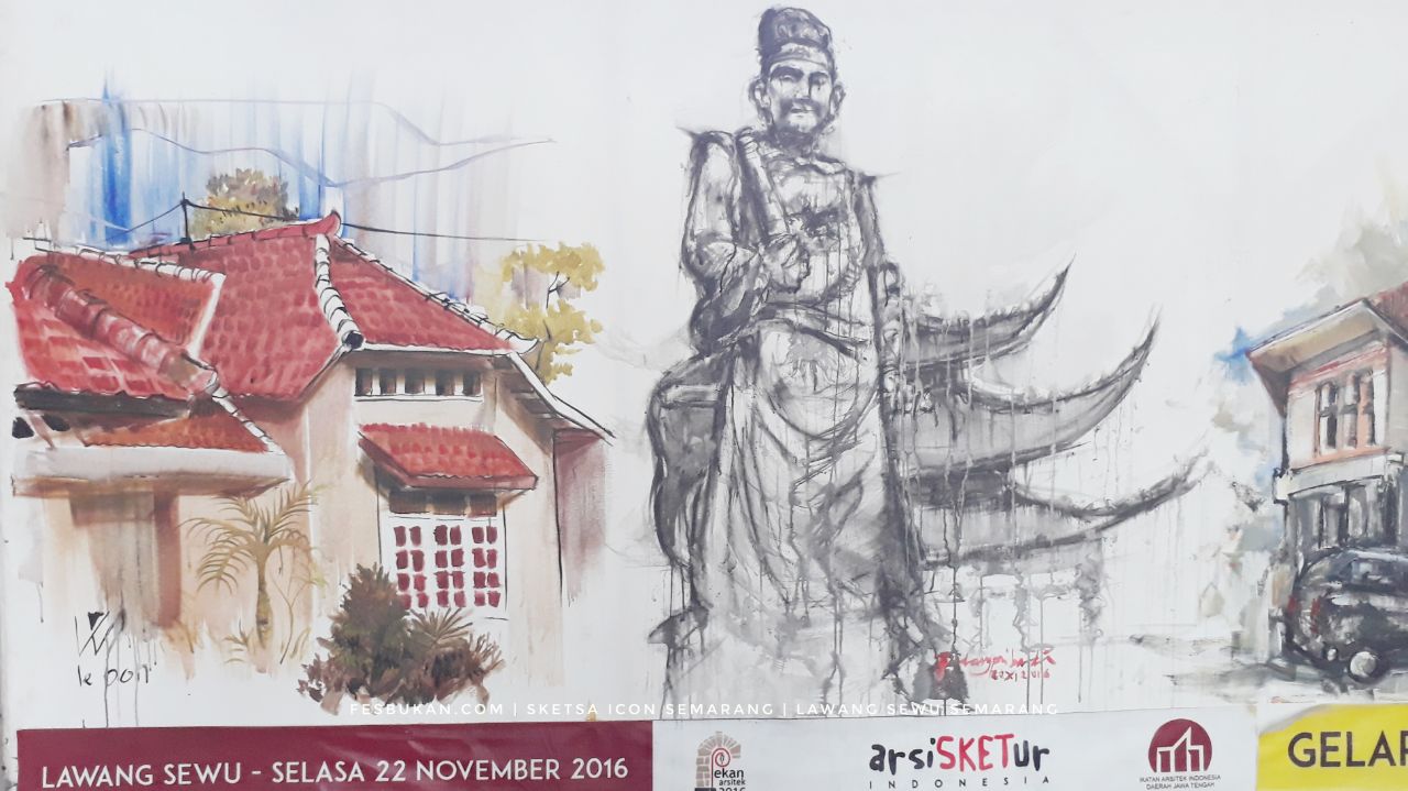 Detail Sketsa Gambar Kota Nomer 43