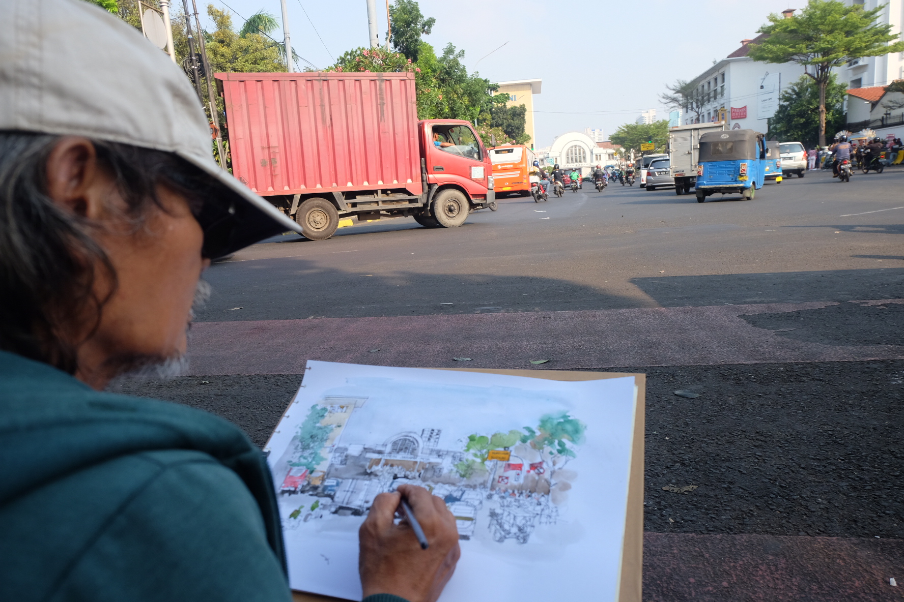 Detail Sketsa Gambar Kota Nomer 54