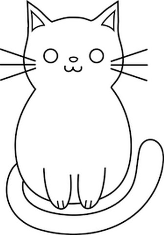 Detail Sketsa Gambar Kucing Lucu Nomer 37