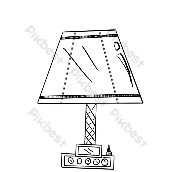 Detail Sketsa Gambar Lampu Tidur Nomer 5