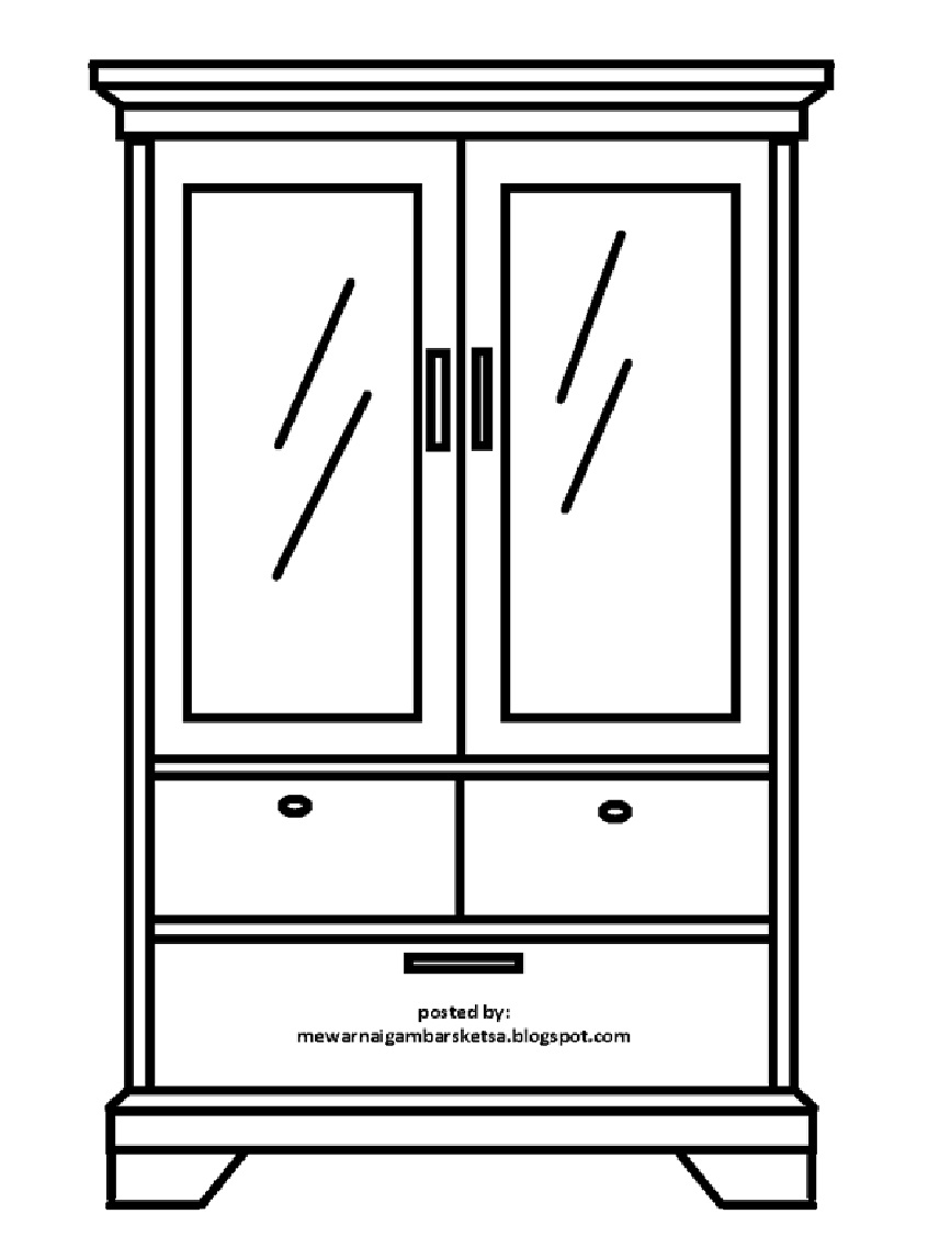 Sketsa Gambar Lemari - KibrisPDR