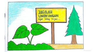 Detail Sketsa Gambar Lingkungan Hidup Nomer 50