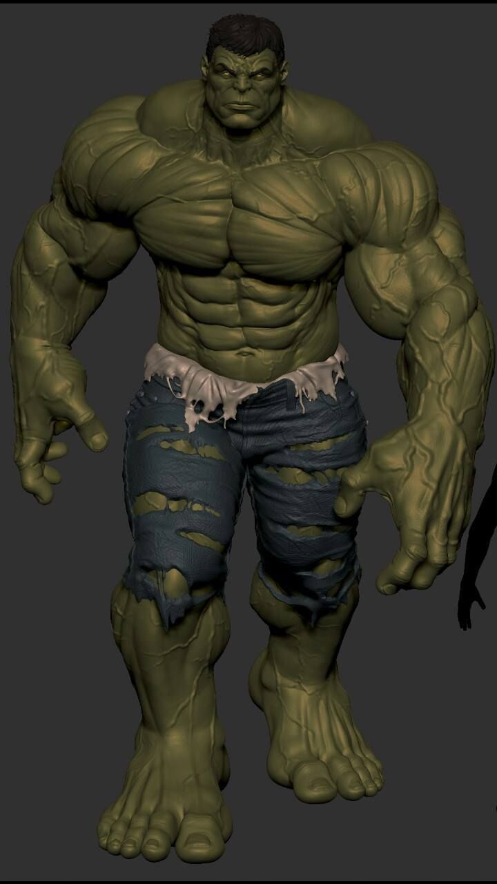 Detail Sketsa Gambar Marvel Hulk Body Nomer 22