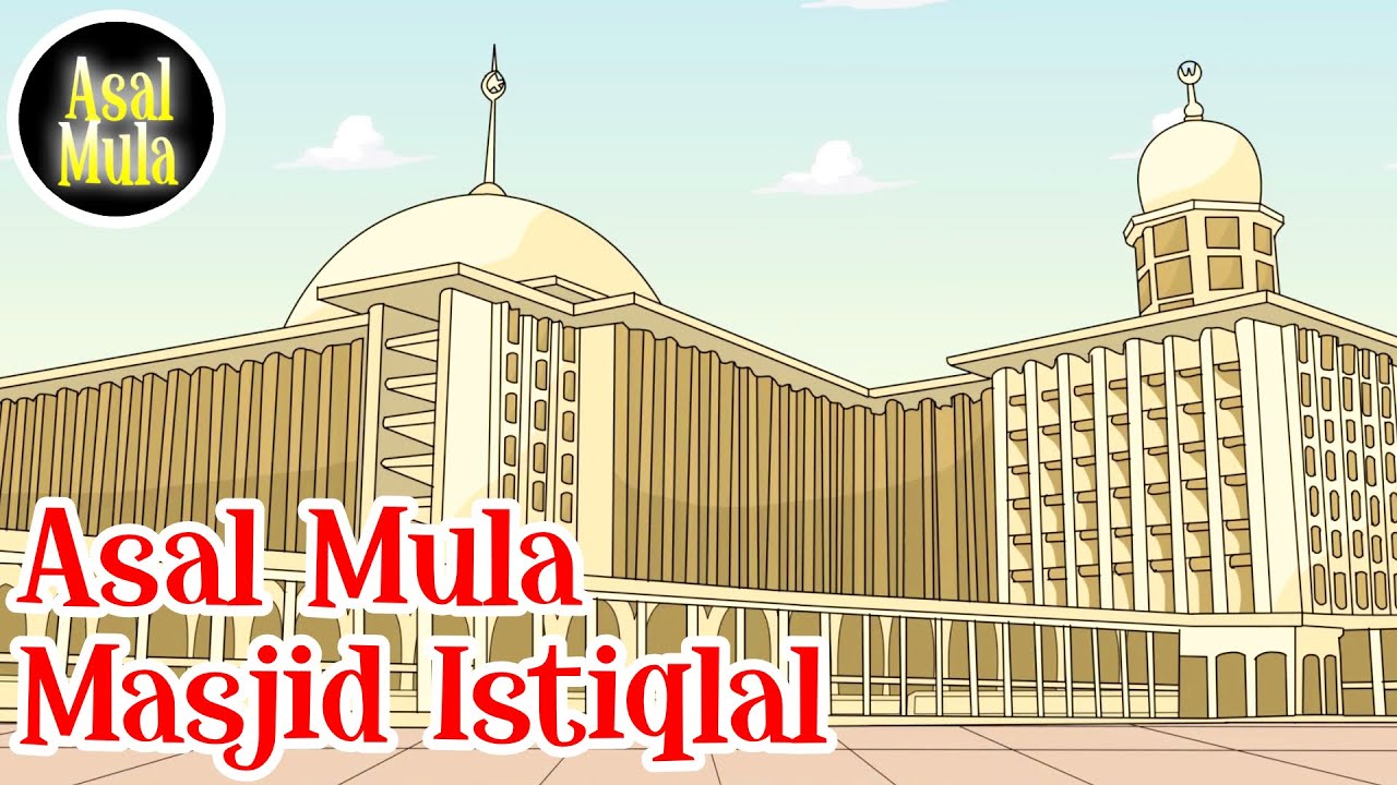 Detail Sketsa Gambar Masjid Istiqlal Nomer 15